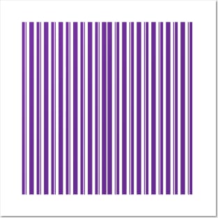 Dapper Stripes, Purple Posters and Art